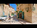 Les anciennes rues de nazareth marcher sur les traces de jsus