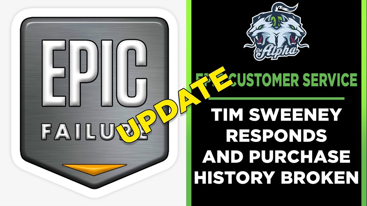 Epic Games Store Fail Update: Purchase History Broken and Tim Sweeney Responds