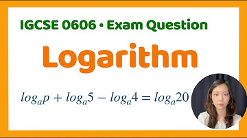 [Logarithm]  Laws of logs (How to simplify logs) | IGCSE 0606 question