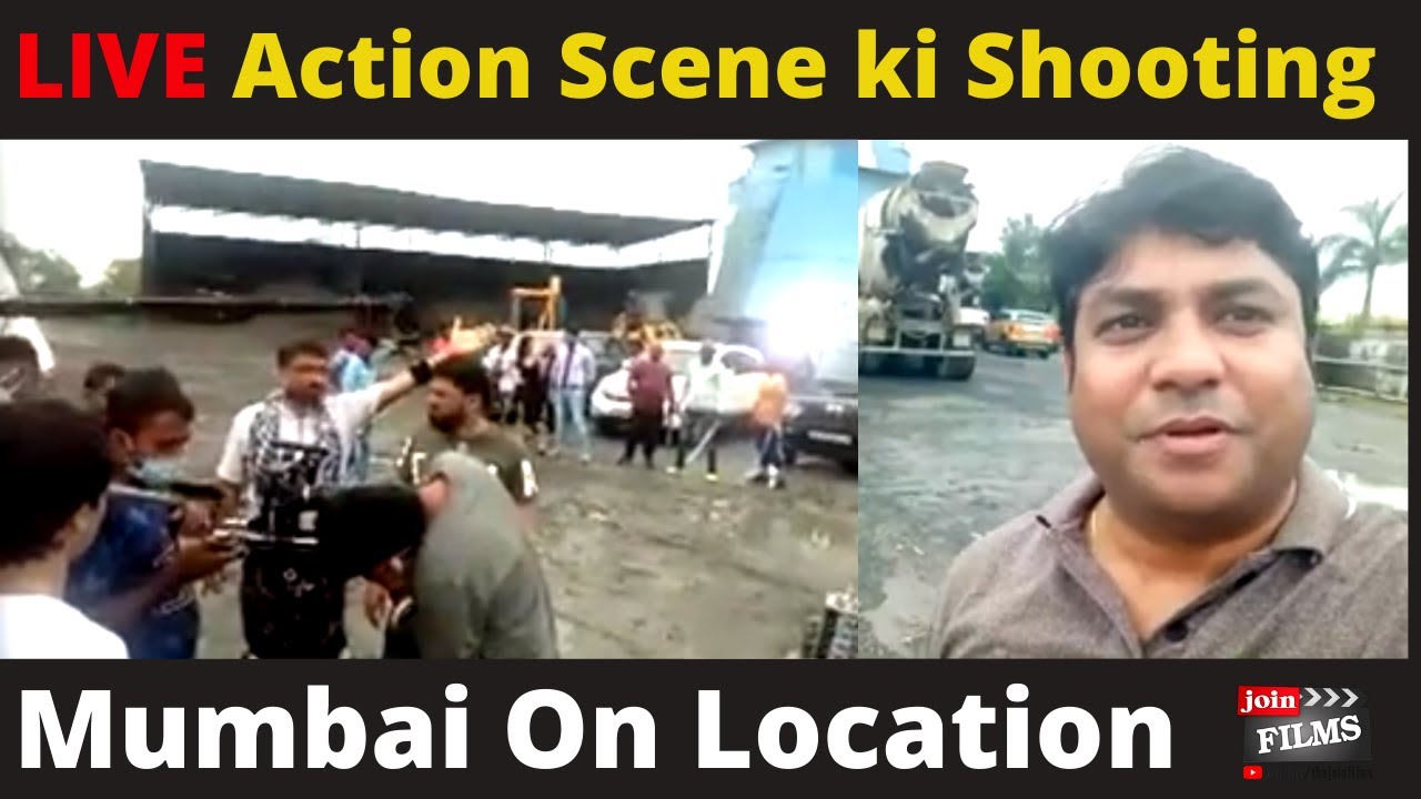 Live fight scene ki shooting Mumbai On Location | Join Films Live Shoot | Virendra rathore