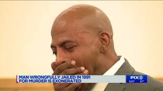 Man wrongly jailed for murder as teen in 1991 is exonerated