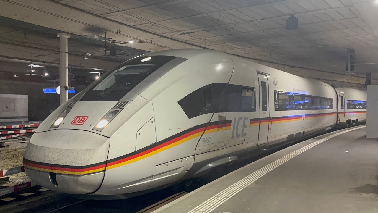 Ice4 Body Shell ICE4 ‘Bundesrepublik Deutschland’ Ausfahrt aus Bern - YouTube