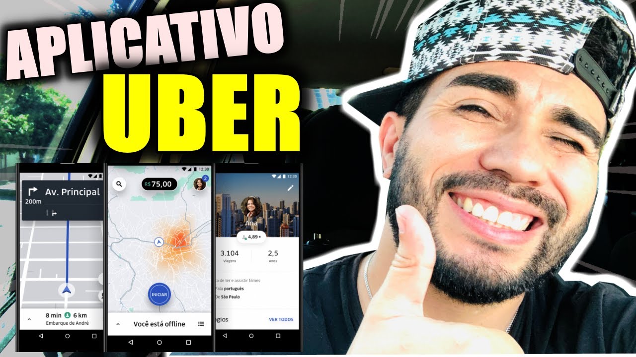 Como Usar o Aplicativo Do UBER I Tutorial Atualizado 2021 - YouTube