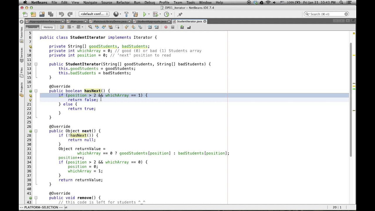 Iterator Design Pattern Simple Decorating Iterator Design Pattern Simple Decorating