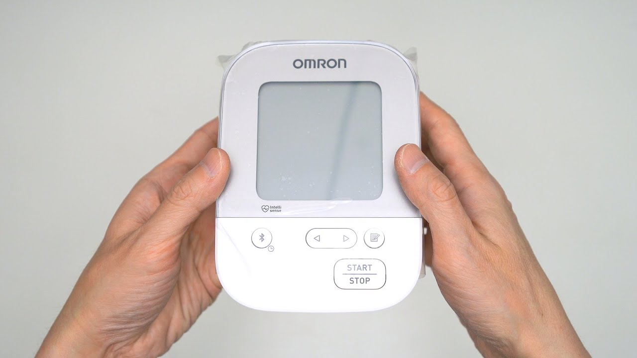 Omron Silver Blood Pressure Monitor Unboxing