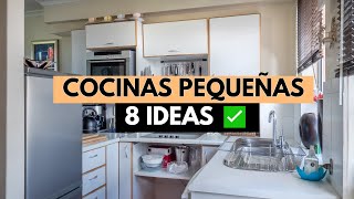 8 IDEAS PARA COCINAS PEQUEÑAS 👌🏻 | Silvia Ahora DECO
