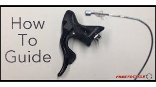 How To Remove A Broken Shift Cable - Campagnolo Chorus 12 Speed Shift Levers