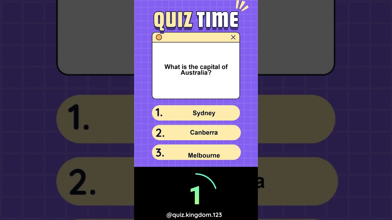 What is the capital city of Australia?