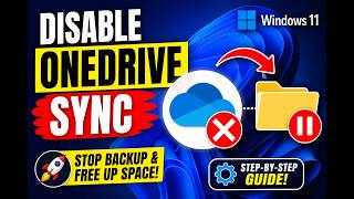 How to Disable OneDrive Sync in Windows 11 | Turn Off OneDrive Sync Windows 11 | Free Up Space Fast