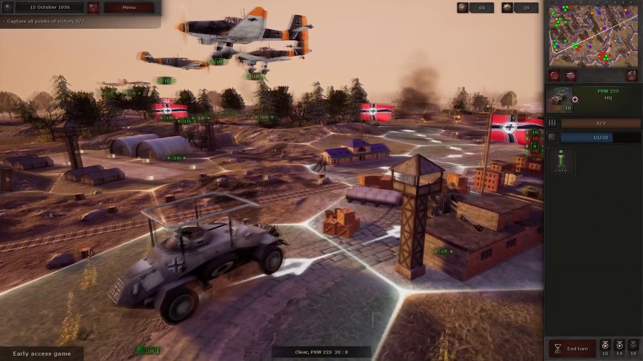 Erwin Rommel Strategy Map Panzer Strategy Early Access Gameplay / Erwin Rommel on a trip in Spain ...