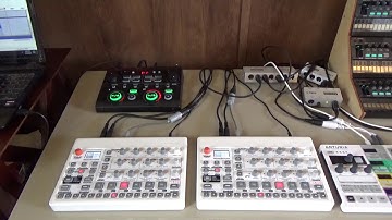 Rub Some Funk On It - Elektron Model:Samples X2 - Boss RC202 Loop Station - US E9 Squier Strat