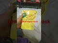 A Lemon face mask very good for skin but it is costly 100 rupees for one piece#Mask#Lemon face mask