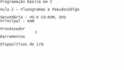 Aula 2 - Linguagem C [Parte 1]