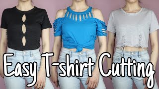 DIY TShirt Cutting Tutorials! Easy Alterations Part 4