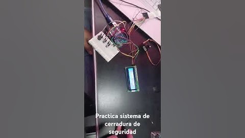 Sistema de seguridad arduino