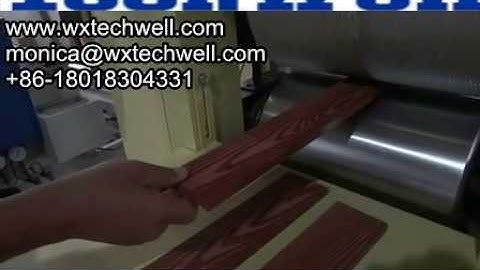 WPC / PVC / PE / PP/ Wood Embossing Machine, Wood Floor Embossing Machine