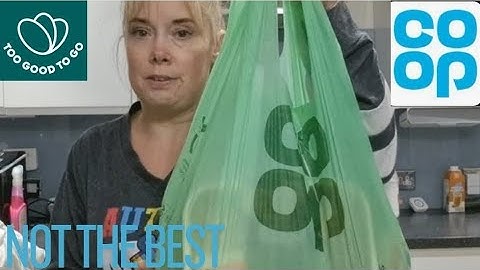 Co op too good to go surprise bag unboxing. Not the best iv had #toogoodtogo #tgtg #coop 