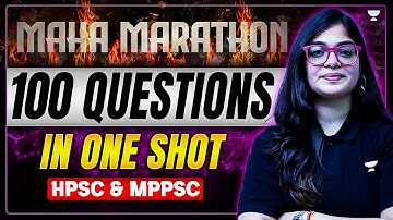 Chemistry 100 Maha Marathon | MPPSC | HPSC | CSIR NET June 2025 Chemistry | Lekhanshu Singh