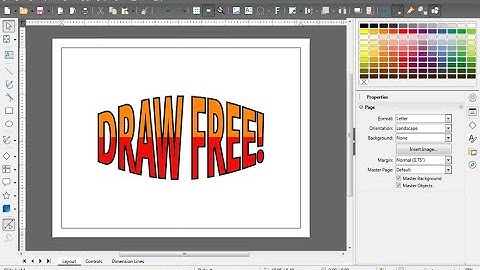 Membuat Word Mark Logo Menggunakan LibreOffice Draw