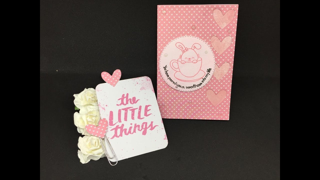 Create at home with G, haul and card tutorial