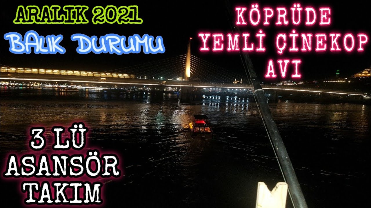 KÖPRÜDEN YEMLİ ÇİNEKOP AVI |  UNKAPANI KÖPRÜSÜ ÇİNEKOP AVI | GALATA KÖPRÜSÜ BALIK AVI