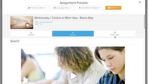 Grade 7 SS Main Idea Barrio Boy