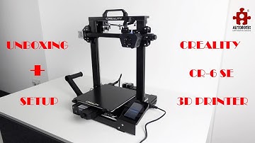 Unboxing + Setup Creality Ender CR-6 SE 3D Printer