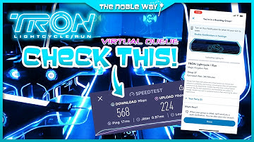 How to Join Tron Lightcycle Run Virtual Queue At Magic Kingdom | This Method Never Fails!