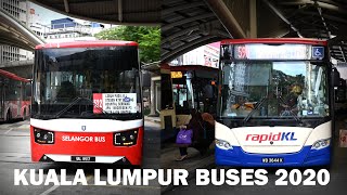 Buses in Kuala Lumpur, Malaysia 2020 [4K]