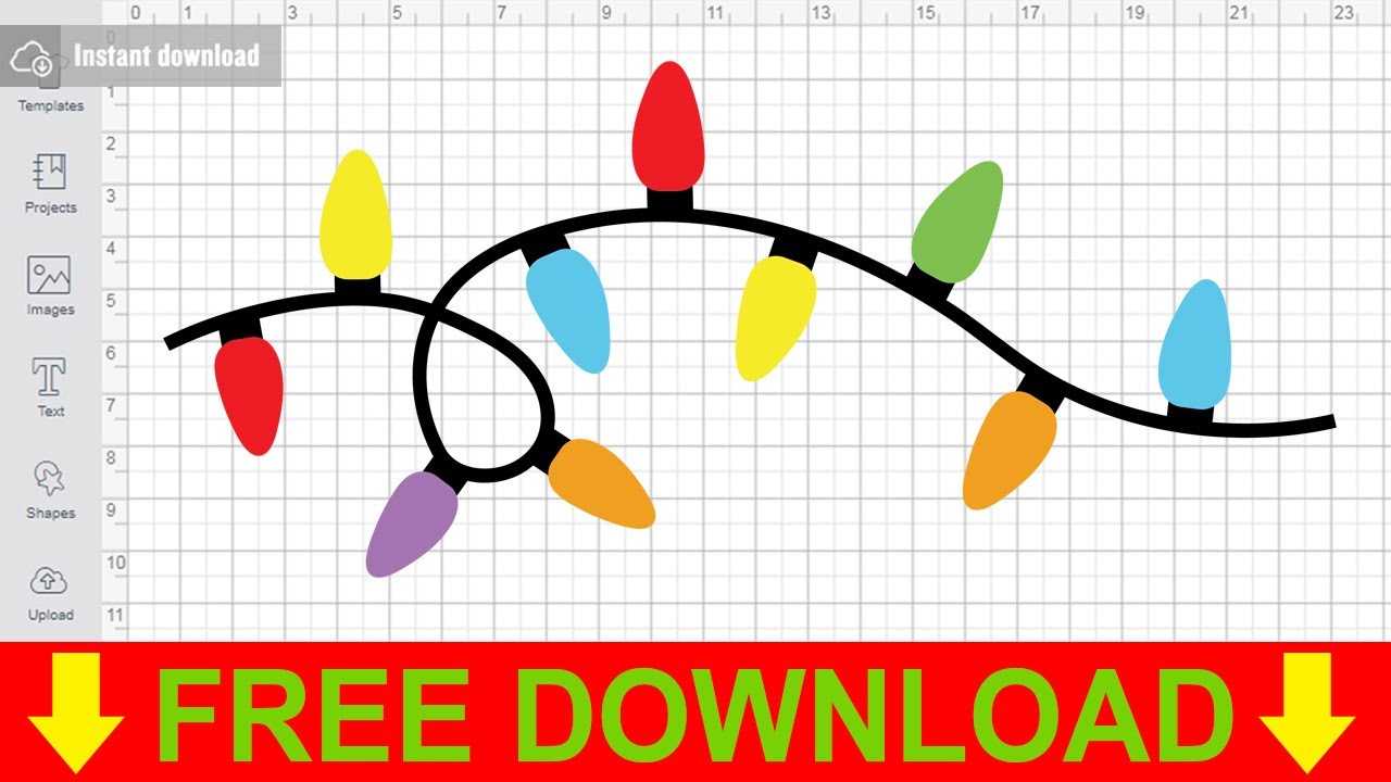 Download Christmas Lights Svg Free Cutting Files for Cricut ...