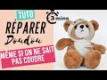 TUTO recoudre une peluche / réparer doudou.