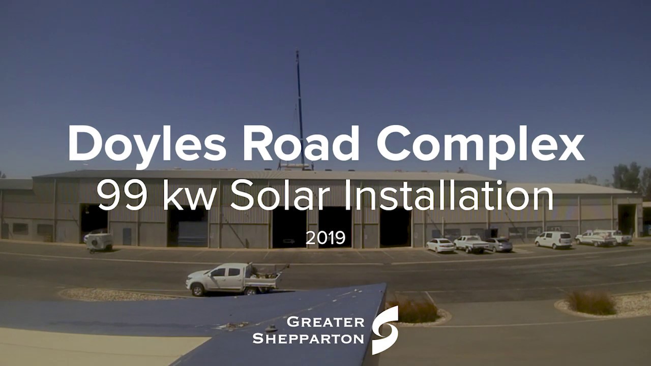 Doyles Road Complex - Solar Panel Installation 2019 Time-Lapse - YouTube