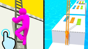 Ladder Master - Ladder Climb Man Run - All Levels iOS Android GamePlay