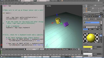 Blender 2.6 Tutorial - Python Game Engine Programming - Part 2