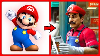 🔴 MARIO IN REAL LIFE 💥 ALL Characters