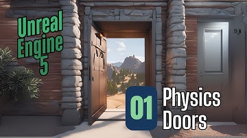 Unreal Engine 5 Tutorial: Open & Auto-Close a Physics Door!