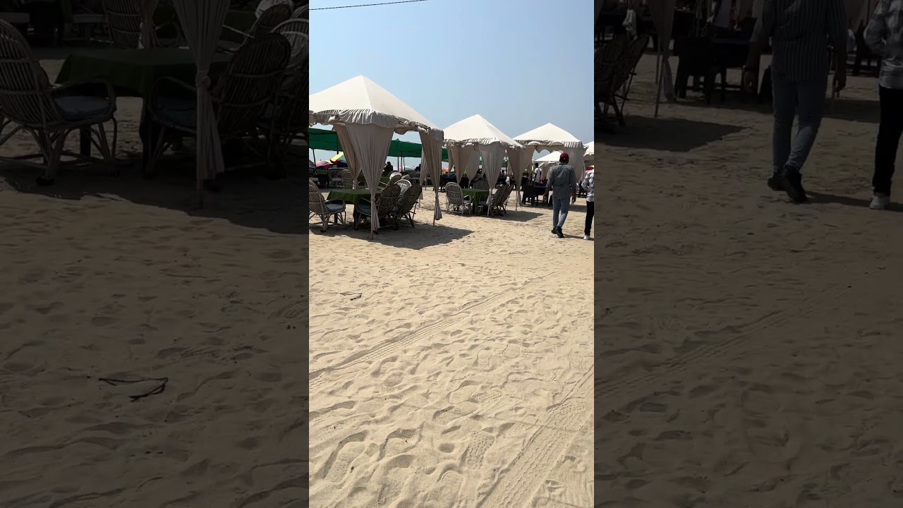 Baga beach day view || Goa vlogs || CrossBorder Vlogs Presents 