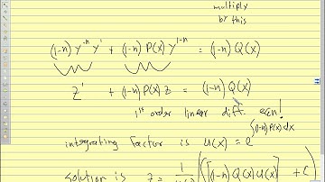 Calc II 2017 6.4 pt 2  Bernoulli Differential Equations