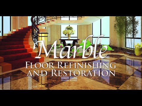 Marble Floor Refinishing Services Salt Lake City UT - YouTube