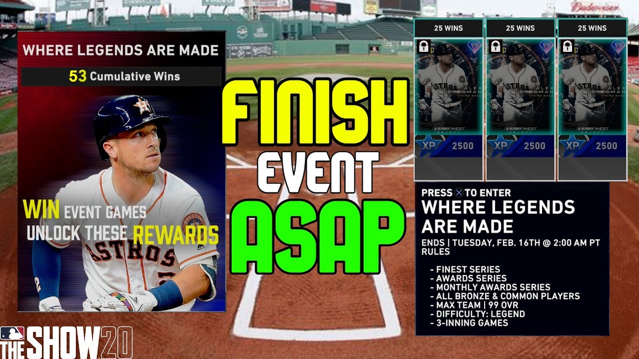 HOW TO UNLOCK 99 BREGMAN FAST!(EVENT GUIDE) MLB The Show 20