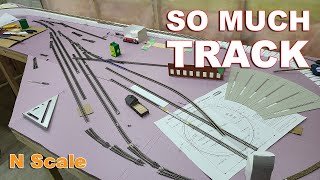 N Scale Layout Update 26 - Track plan on new extension