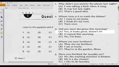 Starter Toeic Listening Unit 3