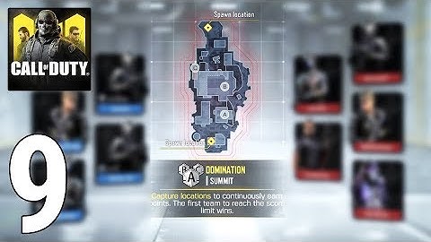 Call of Duty: Mobile Gameplay Walkthrough Part 9 - Domination Summit Map [iOS/Android Games]