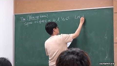 Jaehoon Kim (Birmingham Univ.) / Lecture 7 : The blow-up lemma and its applications I / 2018-06-28