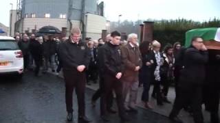 Arrival Of The Remains Of Derry Republican Dale Moore
