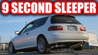 9 Second PROVEN AWD Sleeper Honda Civic Without Slicks