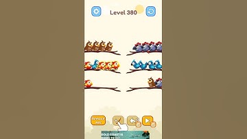 Bird Color Sort Puzzle Level 380 Solution