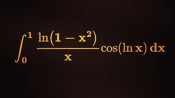 A beautiful trig log integral