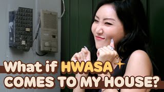 What If MAMAMOO Hwasa Comes to My House?🥰 | Let's Eat Dinner Together