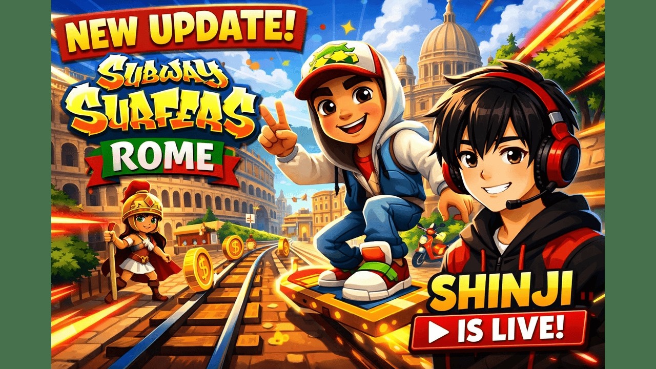 New Update Subway Rome Live 🤟 || 𝙎𝙪𝙗𝙬𝙖𝙮 𝙎𝙪𝙧𝙛𝙚𝙧𝙨 𝙡𝙞𝙫𝙚 𝙎𝙩𝙧𝙚𝙖𝙢 || 𝙎𝙝𝙞𝙣𝙟𝙞 𝙄𝙨 𝙇𝙞𝙫𝙚